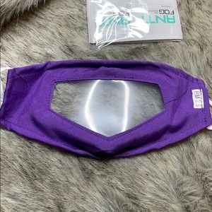 Dark Purple Mask with AntiFog Panel